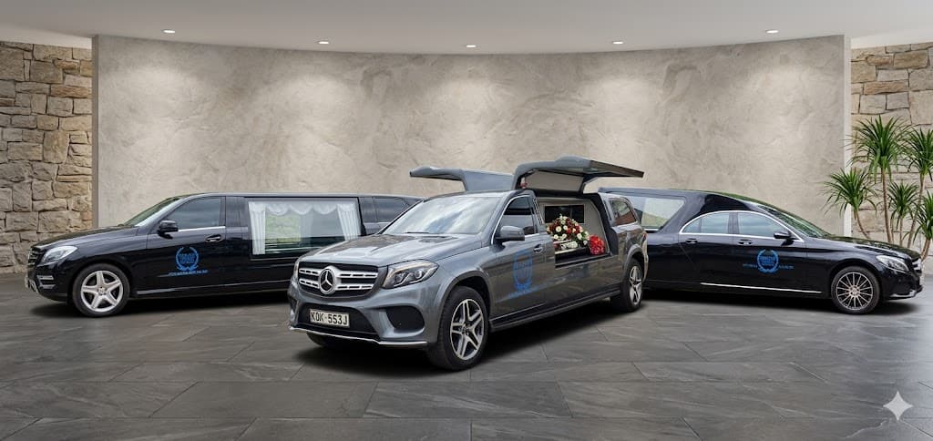 Hearse Kenya — Mercedes-Benz GLE 350 extended limousine hearse for hire, Nairobi Kenya